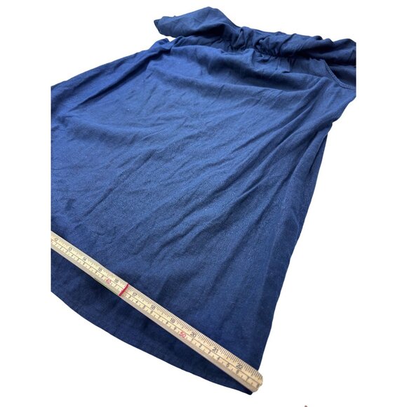 Old Navy Womens Blue Off-Shoulder Ruffle Top M Petite - Picture 8 of 8